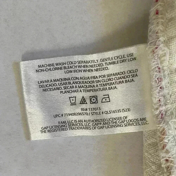 GAP Women’s XL Linen Shorts Pull-On Elastic Waist Lightweight Summer Casual - Picture 12 of 12